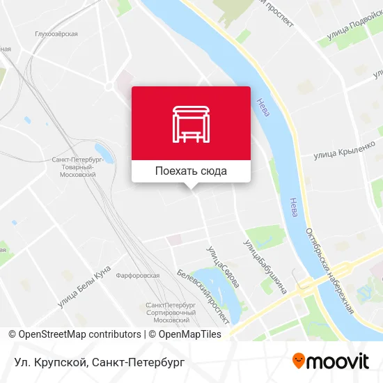 Карта Ул. Крупской