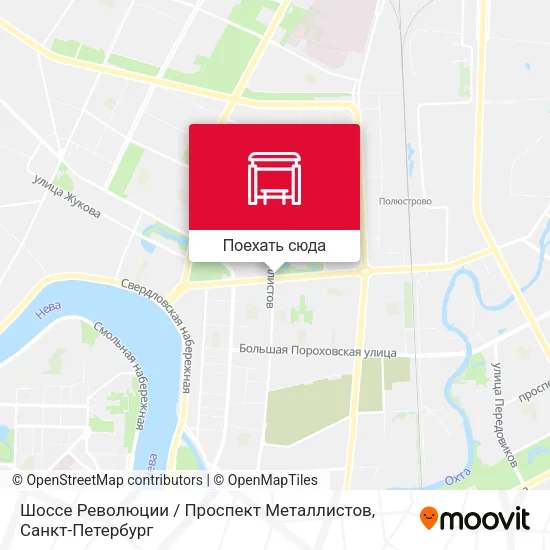 Карта Шоссе Революции / Проспект Металлистов