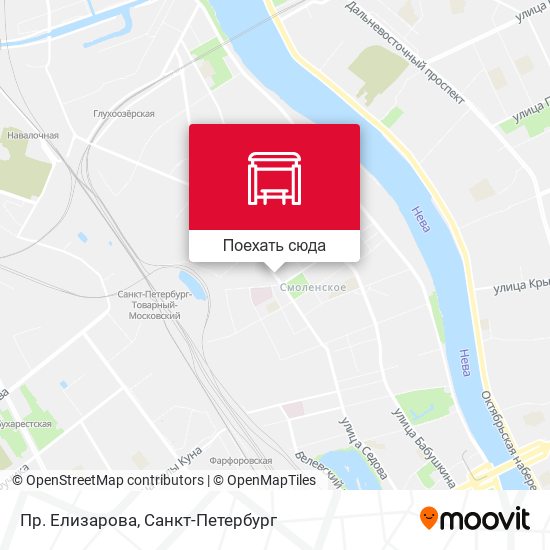 Карта Пр. Елизарова