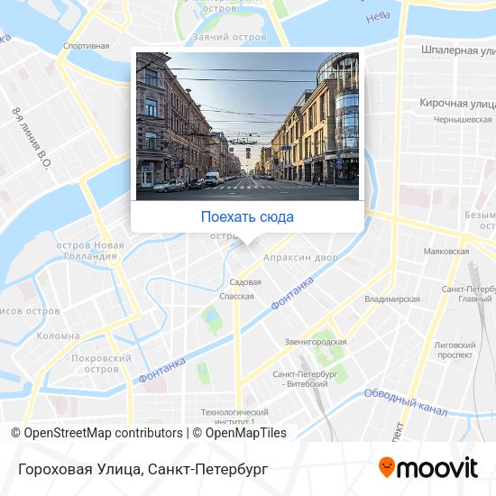 Карта Гороховая Улица