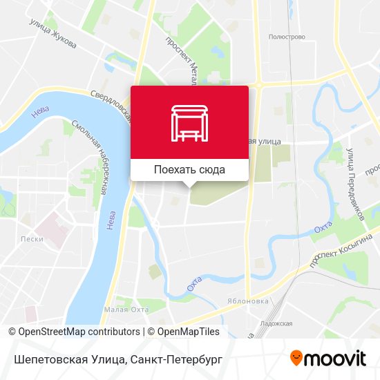 Карта Шепетовская Улица