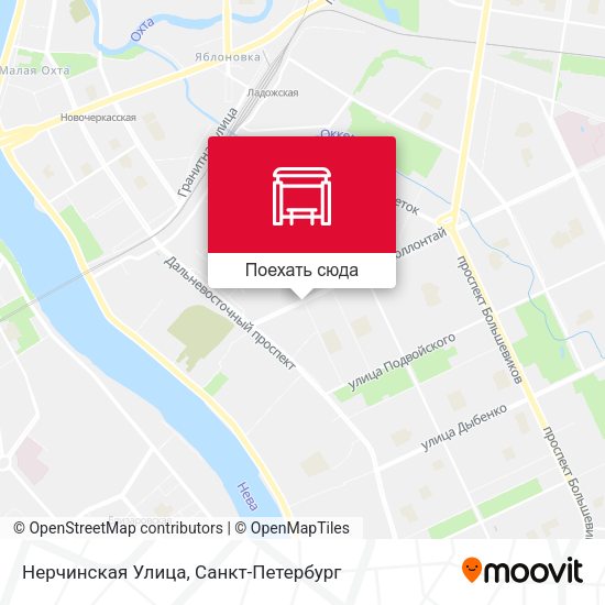 Карта Нерчинская Улица
