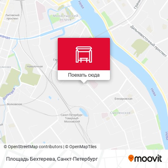 Карта Площадь Бехтерева