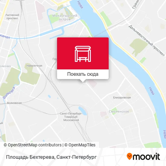 Карта Площадь Бехтерева
