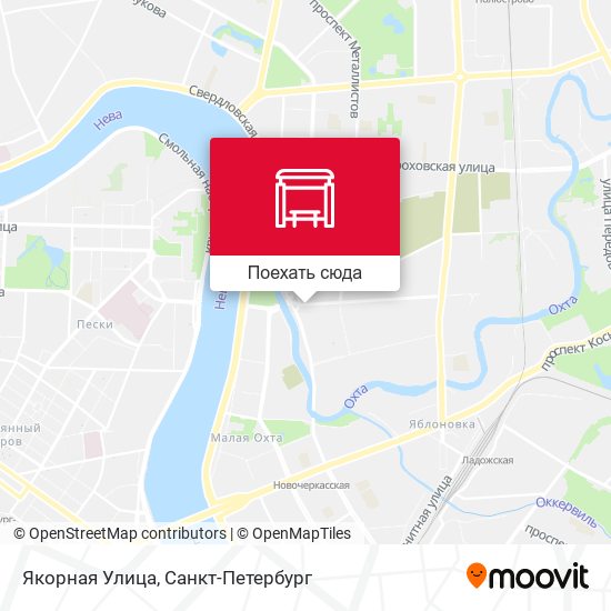 Карта Якорная Улица