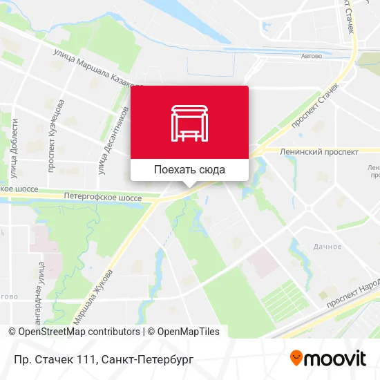 Карта Пр. Стачек 111