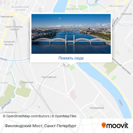 Карта Финляндский Мост