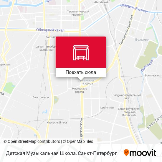 Карта Детская Музыкальная Школа