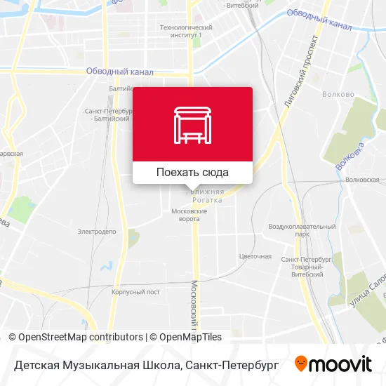 Карта Детская Музыкальная Школа