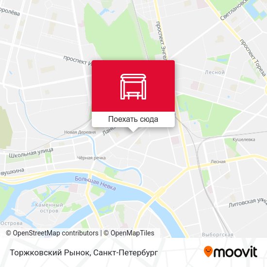 Карта Торжковский Рынок