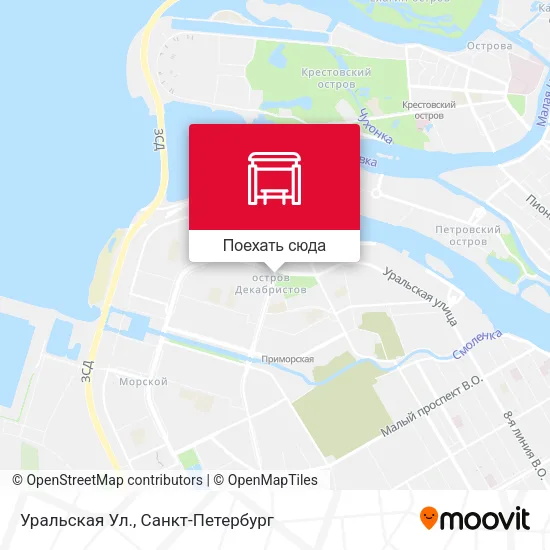 Карта Уральская Ул.