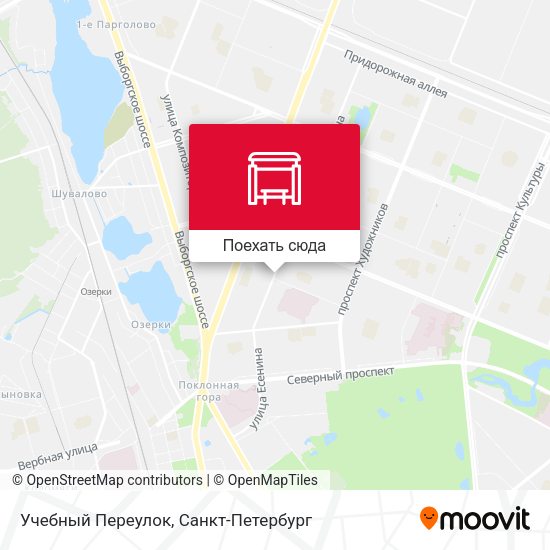 Карта Учебный Переулок