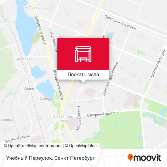 Карта Учебный Переулок