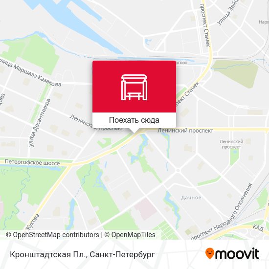 Карта Кронштадтская Пл.