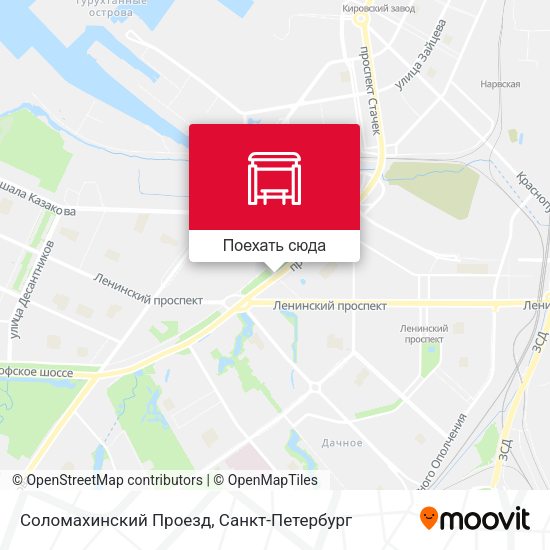Карта Соломахинский Проезд