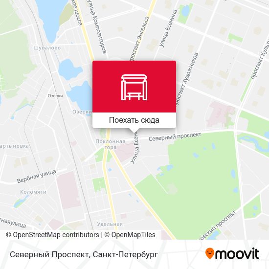 Карта Северный Проспект