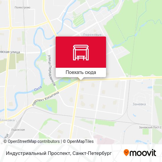 Карта Индустриальный Проспект