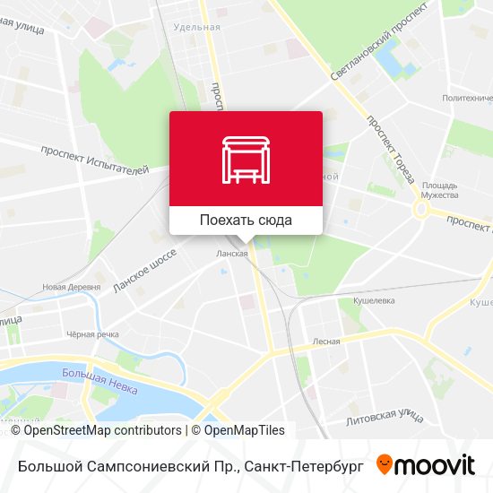 Карта Большой Сампсониевский Пр.