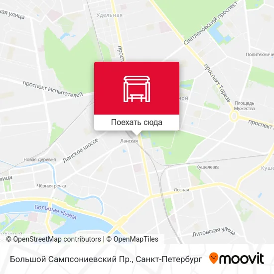 Карта Большой Сампсониевский Пр.