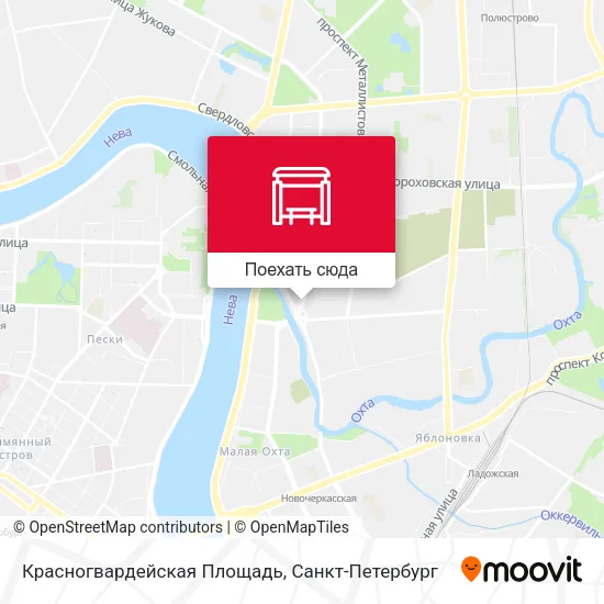 Карта Красногвардейская Площадь