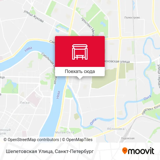 Карта Шепетовская Улица