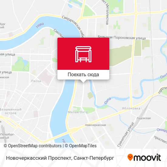 Карта Новочеркасский Проспект