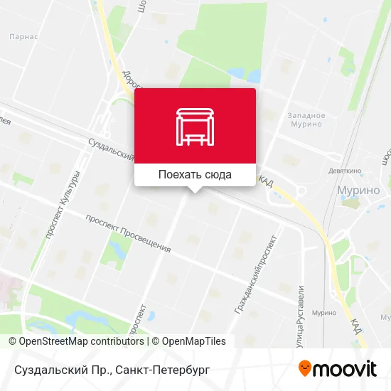 Карта Суздальский Пр.