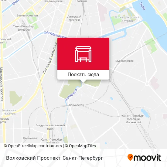 Карта Волковский Проспект