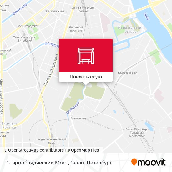 Карта Старообрядческий Мост