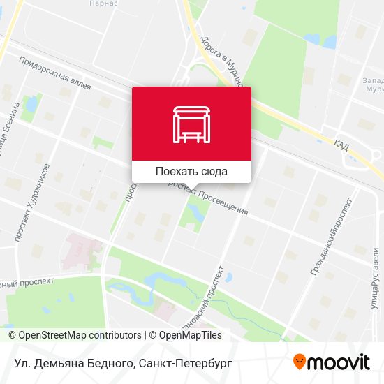 Карта Ул. Демьяна Бедного
