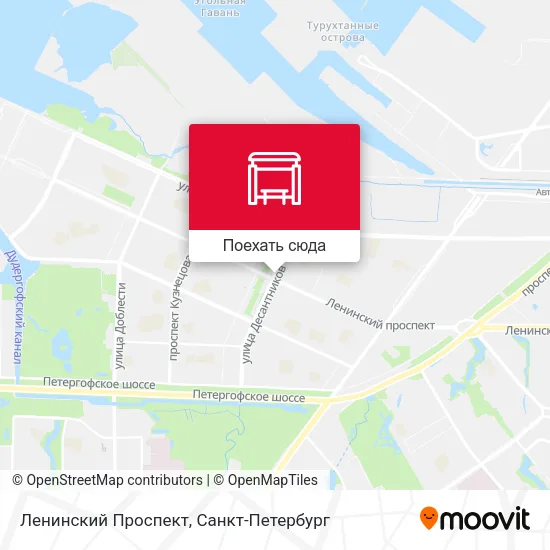 Карта Ленинский Проспект