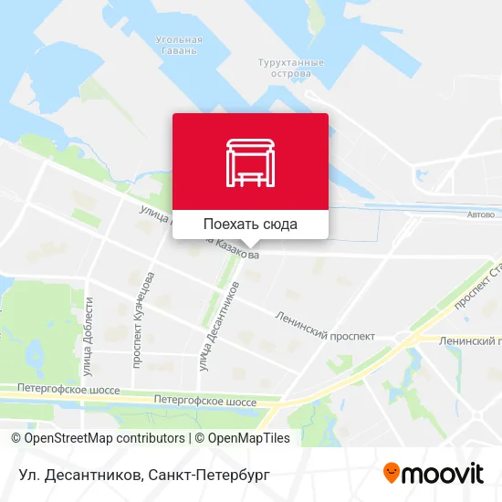 Карта Ул. Десантников
