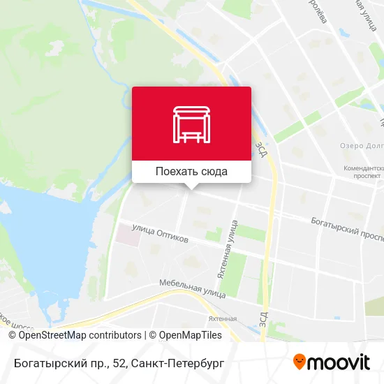 Карта Богатырский пр., 52