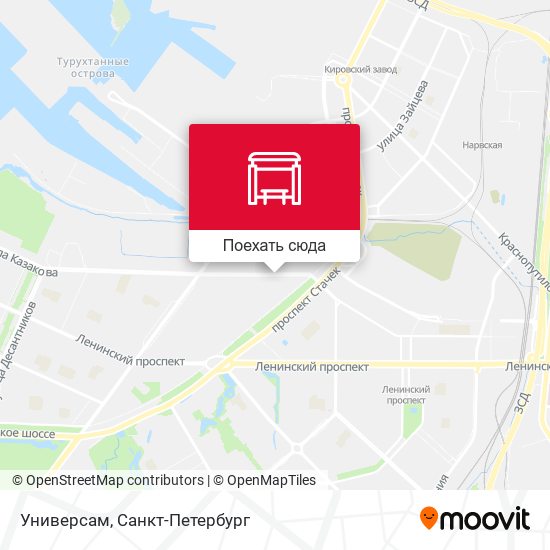 Карта Универсам