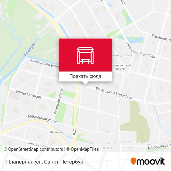 Карта Планерная ул.