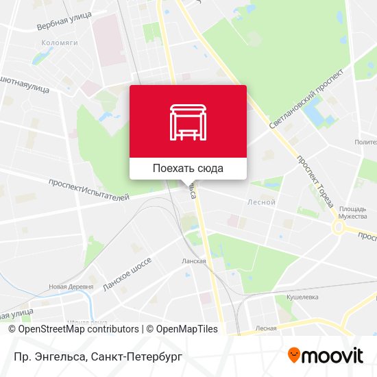 Карта Пр. Энгельса