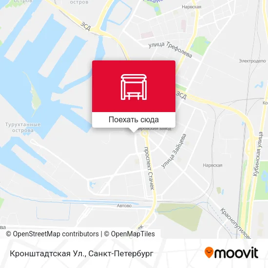 Карта Кронштадтская Ул.