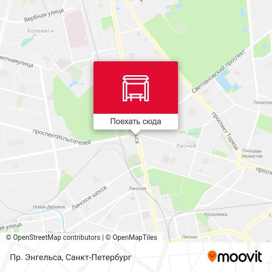 Карта Пр. Энгельса