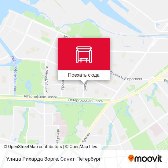 Карта Улица Рихарда Зорге