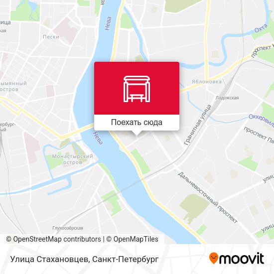 Карта Улица Стахановцев