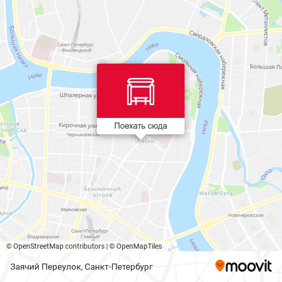 Карта Заячий Переулок
