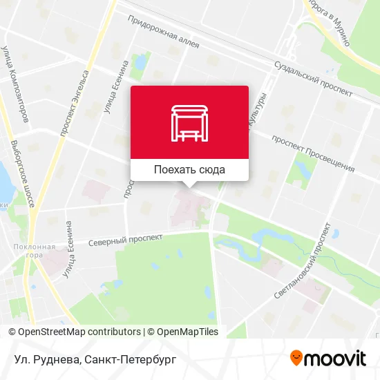 Карта Ул. Руднева