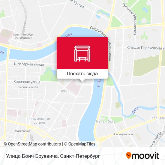 Карта Улица Бонч-Бруевича