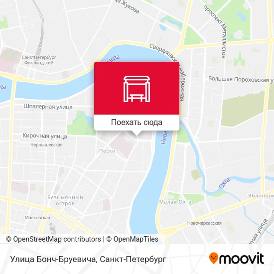 Карта Улица Бонч-Бруевича