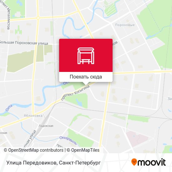 Карта Улица Передовиков