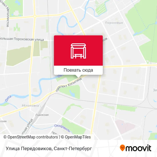 Карта Улица Передовиков