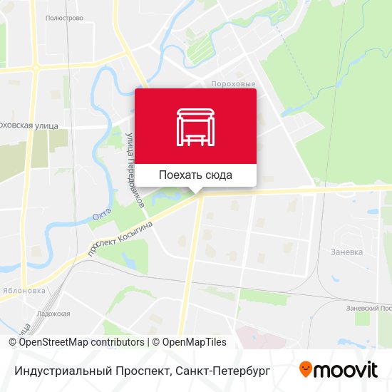 Карта Индустриальный Проспект
