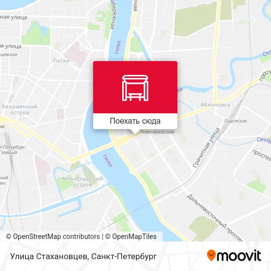 Карта Улица Стахановцев