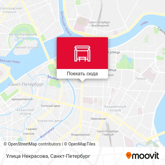 Карта Улица Некрасова