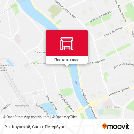 Карта Ул. Крупской